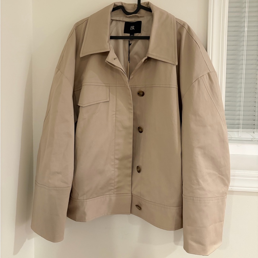 Banana Republic Women's Tan Cropped Jacket